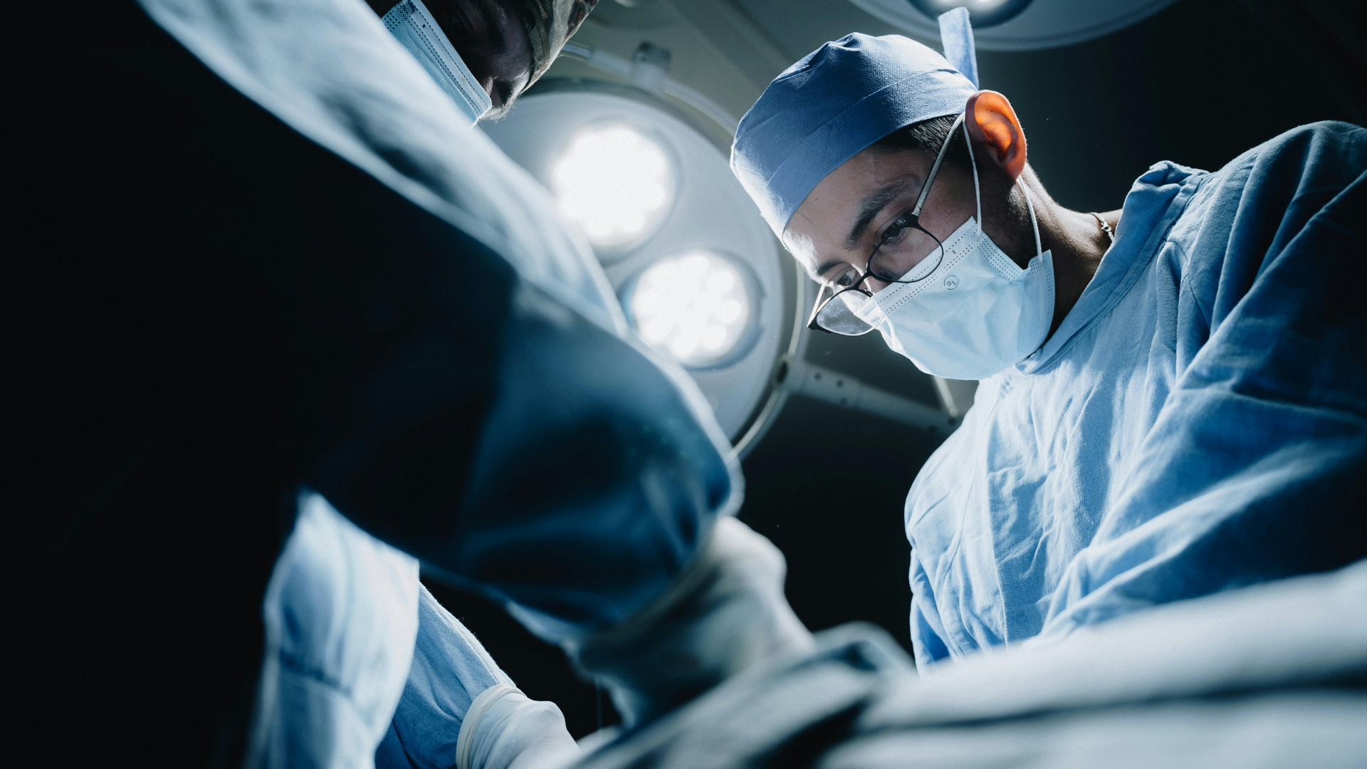 Surgery in operation theatre