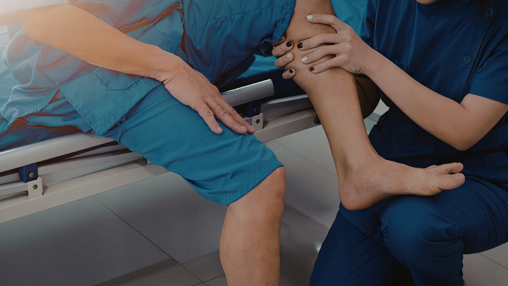 Orthopedic leg examination
